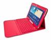 Δερμάτινη Θήκη Bluetooth με Πληκτρολόγιο για το Samsung Galaxy Tab 4 10.1 SM-T530 Κόκκινη (OEM)