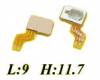 Κουμπί ON/OFF & Έντασης Ήχου Μήκος 9mm Ύψος 11.70mm (BULK) (OEM) Κουμπί ON/OFF & Έντασης Ήχου Μήκος 9mm Ύψος 11.70mm (BULK) (OEM)