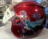 Full face in red by Aoshi Motorcycle Helmet with frozen des for city Use 9-12 Years