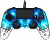Ενσύρματο χειριστήριο Nacon Wired Illuminated Compact Controller για PS4 - Crystal Blue Ενσύρματο χειριστήριο Nacon Wired Illuminated Compact Controller για PS4 - Crystal Blue