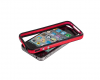 New Stylish Bumper Series Case Cover for iPhone 4G 4S - Μαύρο & Κόκκινο