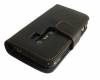 Leather Wallet/Case for HTC EVO 3D Black (OEM)