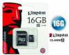 Kingston 16GB microSD Class 10 SDC10/16GB TransFlash memory with adapter