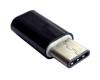 Adapter Micro Usb Female to Type C Male Black (oem)