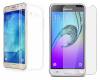Σετ Θήκη Ultra Thin TPU Gel Με Προστατευτικό Οθόνης Tempered Glass 9h για Samsung Galaxy J3 (2016) J320F Διαφανές (WK)