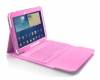 Leather Bluetooth with Keyboard Stand Case for Samsung Galaxy Tab 4 10.1 SM-T530 Pink (OEM)