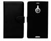 Nokia Lumia 1520 - Leather Case Wallet Black (OEM)