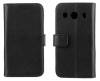 Samsung Galaxy Ace 4 - Leather Wallet Stand Case Black (OEM)