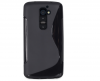 LG Optimus G2 D802 Silicone Case TPU S-Line Black