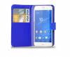 Sony Xperia Z3  - Leather Stand Wallet Case Blue (OEM)