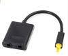 23CM Mini USB Audio Cable Digital Toslink - Optical Fiber Audio 1 to 2 Female Splitter Adapter 23CM Mini USB Audio Cable Digital Toslink - Optical Fiber Audio 1 to 2 Female Splitter Adapter