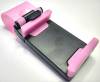 Steering Wheel Car Mount Holder for Smartphones 5" Black/Pink (Oem) (Bulk)