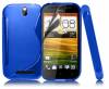 TPU Gel Case S-Line for HTC Οne SV Blue (OEM)