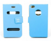 Apple iPhone 4/4S Caller ID Table Talk Flip Cover Case - Γαλάζιο (OEM) Apple iPhone 4/4S Caller ID Table Talk Flip Cover Case - Γαλάζιο (OEM)