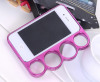 iPhone 4/4S Knuckle Case - Φούξια (ΟΕΜ)