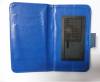 Vodafone Smart 4 Max-Flip Book Case Gel Blue (ΟΕΜ)