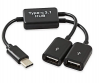 TYPE C OTG Cable for Tablet, Smartphone in 2 USB Th