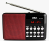 CMIK MK-339 Φορητό Ραδιόφωνο Επαναφορτιζόμενο με Bluetooth και USB Κόκκινο
