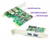 2 Port USB 3 HUB to PCI-E Card NEC Chipset Renesas upd720202 5Gbps w/ Low Profile SATA