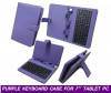 Leather Case with Keyboard 7" for Tablet - PURPLE Leather Case with Keyboard 7" for Tablet - PURPLE