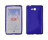 Nokia Lumia 820 Θήκη Σιλικόνης TPU S LINE Μπλε (OEM) Nokia Lumia 820 Θήκη Σιλικόνης TPU S LINE Μπλε (OEM)