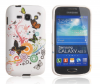 Samsung Galaxy Ace 3 S7270 Silicone Case S-Line White With Butterflies SGA3S7270SCSLWWB OEM