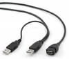 Cablexpert Καλώδιο Προέκτασης Διπλό USB 2.0 A αρσ. σε USB 2.0 A θηλ. 0.9m CCP-USB22-AMAF-3 Cablexpert Καλώδιο Προέκτασης Διπλό USB 2.0 A αρσ. σε USB 2.0 A θηλ. 0.9m CCP-USB22-AMAF-3