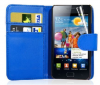 Samsung Galaxy s II i9100 / Plus i9105 Leather Wallet Case Dark Blue OEM Samsung Galaxy s II i9100 / Plus i9105 Leather Wallet Case Dark Blue OEM