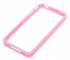 Stylish Protective Bumper Frame Case for iPhone 4 - Ροζ