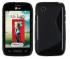LG L40 D160 - TPU Gel Case S-Line Black (OEM)