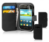 Samsung Galaxy Fame S6810 - Δερμάτινη Θήκη Πορτοφόλι Μαύρη (OEM)