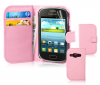 Samsung Galaxy Fame S6810 - Leather Wallet Case Pink (OEM) Samsung Galaxy Fame S6810 - Leather Wallet Case Pink (OEM)