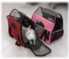 Portable Travel Pet Carrier For Cat Dog Backpack Dark Red