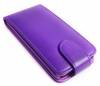 Leather Flip Case for Huawei Ascend P8 Purple (OEM)