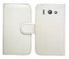 Huawei Ascend Y300 - Leather Wallet Case White (OEM) Huawei Ascend Y300 - Leather Wallet Case White (OEM)