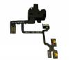 iPhone 4 Headphone Jack Mute Volume Cable Black