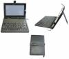 Leather Case with Keyboard for Tablet 8" Black