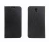 Leather Stand Case for Alcatel One Touch Idol 2 Black (OEM)