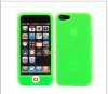 iPhone 5 Silicone Case with home button - Green (ΟΕΜ)
