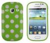 Samsung Galaxy Fame S6810 - Θήκη TPU Gel Πράσινο Πουά (OEM)