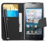 Huawei Ascend Y300 Leather Case Wallet Black OEM Huawei Ascend Y300 Leather Case Wallet Black OEM