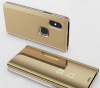 Mirror Clear View Cover Flip for Huawei HONOR 8X  color Gold (OEM)