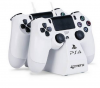 4Gamers Dual Charge 'N' Stand Red PS4 WHITE