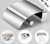 Stainless Steel Toilet Paper Bathroom Tissue Roll Holder Box