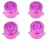 Σετ κουμπιών Aluminium Bullet Button Set για PS3 / PS4 - Φούξια (OEM)