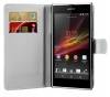 Sony Xperia Z1 Compact D5503 - Δερμάτινη Θήκη Πορτοφόλι Λευκή (OEM) Sony Xperia Z1 Compact D5503 - Δερμάτινη Θήκη Πορτοφόλι Λευκή (OEM)