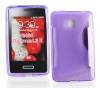 LG Optimus L3  E430 - Tpu Gel Case S-Line Purple (OEM)
