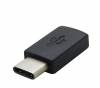 USB3.1 Type C Male Micro USB 5pin Female Extension Adapters - Black (OEM)