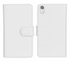 Sony Xperia Z2 - Leather Wallet Case White (OEM)