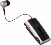 iXchange UA-28 In-ear Bluetooth Handsfree Ακουστικό Πέτου Ροζ Χρυσό